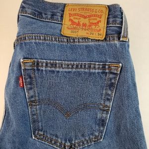 LEVIS - MENS 505 REGULAR FIT JEANS 30/34